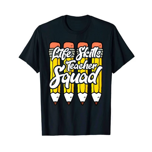 Teacher Besties Crew by Crush Retro Life Skills Teacher Squad Special Ed SPED Team Gifts T-Shirt
