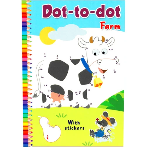 Isadora Smunket Smunket Dot-to-Dot Farm: With stickers