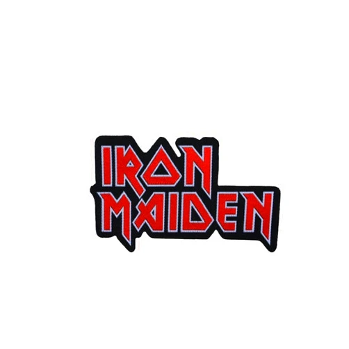 Razamataz Iron Maiden Logo Cut-Out Patch Approx. 6 x 10 cm, Multicoloured