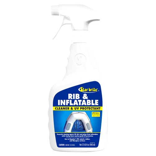 STAR BRITE Rib & Inflatable Boat Cleaner & UV Protectant Spray - Lift Dirt, Grime & Restore Color While Protecting Against Salt Deposits, Stains & Sun Damage 32 OZ (097232)