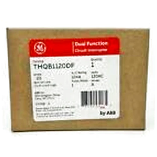 GE THQB1120DF Dual Function Circuit Breaker AFCI/GFCI Combo 1 Pole 20 Amp 10kA Bolt On
