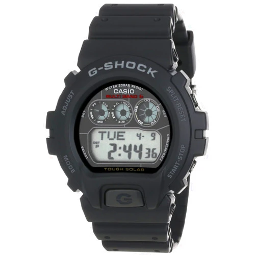Casio G-Shock GW6900-1 Men's Tough Solar Black Resin Sport Watch