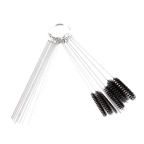 LILIYUAN 15Pcs Carburetor Carbon Dirt Jet Cleaner Tool Kit Cleaning Needles with Brushes