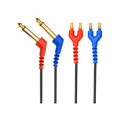 Daily headset Audiometer Headphone Earphone Cable for TDH39 & DD45 Audiometric Headsets with Gold-Plated 2 x 6.35 mm Mono Jack