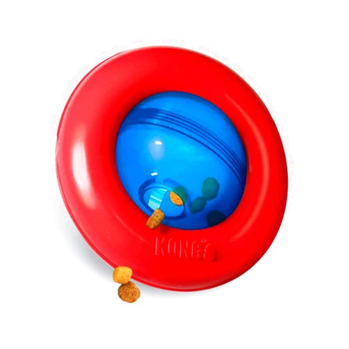 KONG Gyro - Interactive Dog Toy for Treat Dispensing - Dog Slow Feeder for Healthy Eating - for Small Dogs