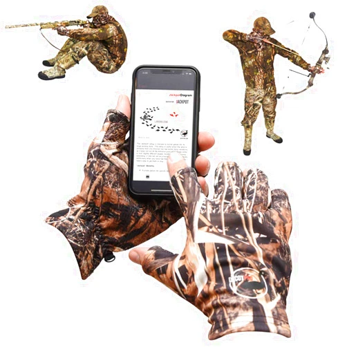 DecoyPro Thin Hunting Gloves for Men, Mens Camo Gloves for Men, Turkey Hunting Gear for Men, Hunting Equipment, Hunting Accessories for Men, Duck Hunting Gloves, Camo Glove Men Hunting L-XL