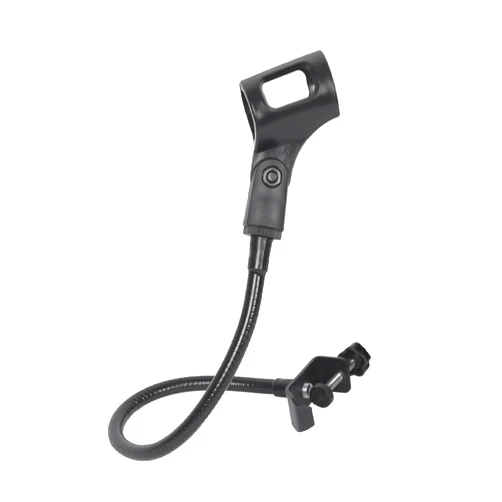 Saycker 360 Degree Flexible Gooseneck Microphone Stand Adjustable Desk Mic Boom Arm Stand with Clip(Black)