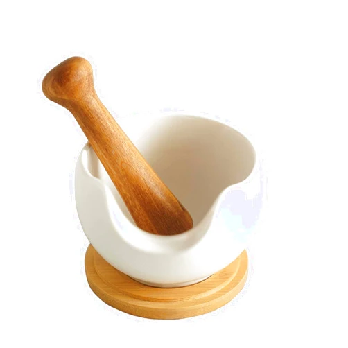 YTTSXAD Mortar and Pestle Mortar and Pestle, Fine-White Porcelain,Spice Tools Grinding Bowl Set Kitchen Accessory for Home Cooking Tool pestal & morter