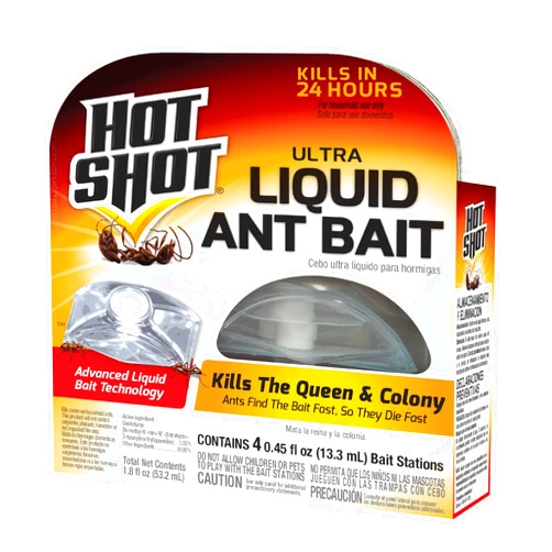 Hot Shot Ultra Liquid Ant Bait, 4 Count, 1 Pack
