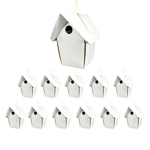 BestNest Bulk Buy of 12 GreenBird Eco Friendly Unassembled Bird Houses