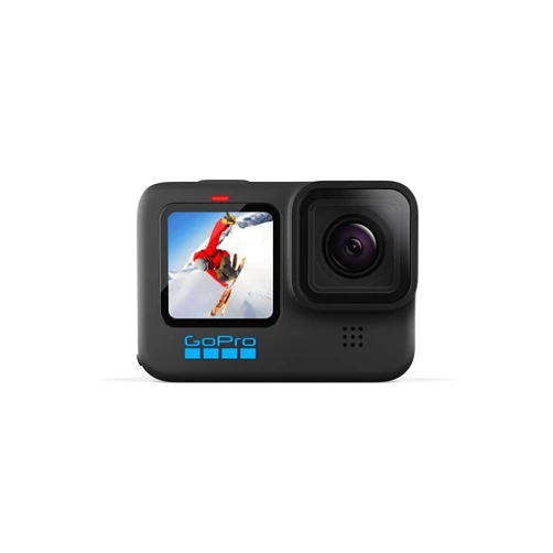 GoPro HERO10 Black - Waterproof Action Camera with Front LCD and Touch Rear Screens, 5.3K60 Ultra HD Video, 23MP Photos, 1080p Live Streaming, Webcam, Stabilization HERO10 Only