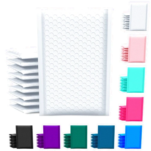 UCGOU Bubble Mailer 6x10 Inch 100 Pack Usable Size 6x9 Inch White Poly Padded Envelopes Waterproof Bubble Bags for Small Business Shipping Self Seal Mailing Envelopes for Jewelry Makeup Supplies