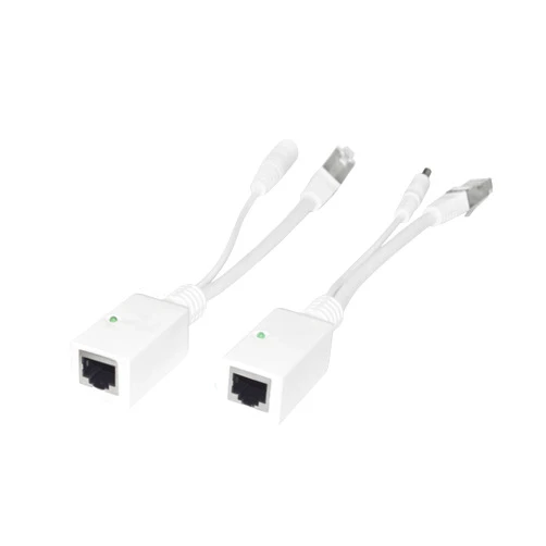 Premiertek PT-POE-GSPK GIGABIT PASSIVE POE INJECTOR AND SPLITTER KIT 9/48V White