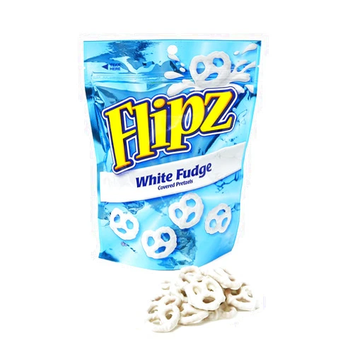 Godiva Chocolatier Flipz Chocolate Covered Pretzels, White Fudge, 7.5 Ounce (Gift Pack of 8)