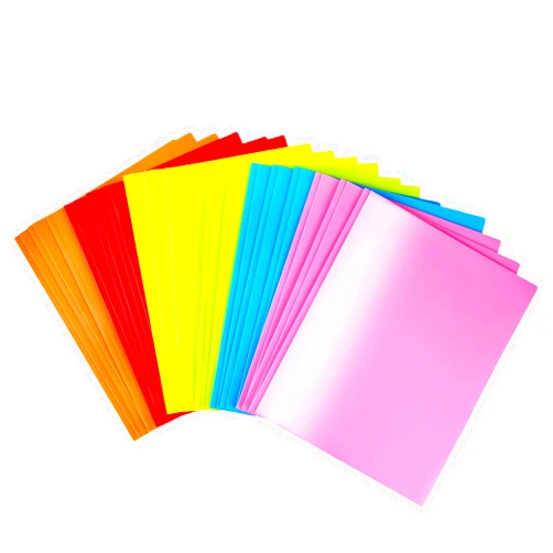 MAKHISTORY Heavy Duty Plastic Folders with 2 Pockets and Prongs - 18pcs, Extra Tough Pocket Folders Includes Business Card Slot, Bright Colors for Letter Size Paper