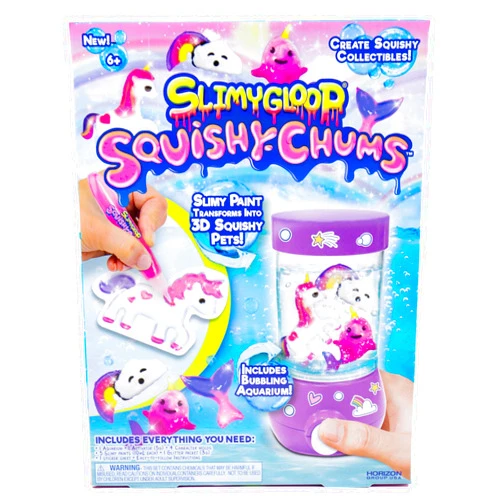Slimygloop Squishy Chums Mystical Aquarium Box by Horizon Group USA, Multi