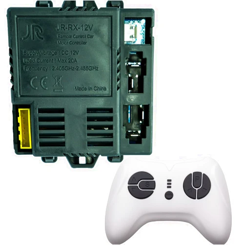 ToiCottage JR-RX-12V Remote Control car Motor Controller Upgrade kit,Control Box and 2.4ghz Bluetooth Remote Control Receiver Children Electric Ride On Cars Kids Powered Wheel Circuit Board Replacement Parts