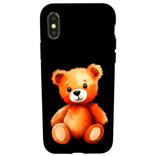 Cute Teddy Bear Club iPhone X/XS Teddy Bear Case