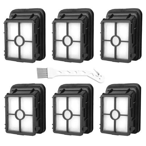 Dhoua 6 Pack Replacement 1866 Vacuum Filters Replacement for Bissell CrossWave Pet Pro 1785 2306 2551 & 2554 CrossWave Cordless Max All in One Wet-Dry Vacuum Cleaner