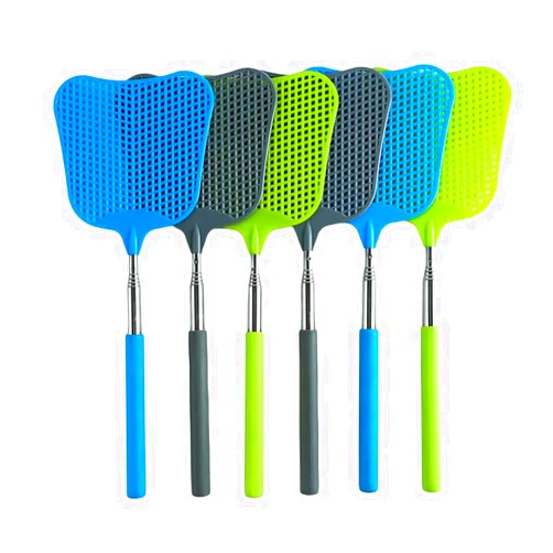 Gotosee 6 Packs Fly Swatter Telescopic Flyswatter Heavey Duty Set Stainless Steel Extendable Handles