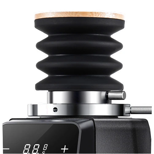 SHARDOR 64mm Coffee Grinder Single Dose Hopper, Silicone Bellow with Wooden Lid for Easy Cleaning and Single Dosing
