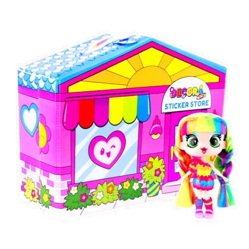 DECORA GIRLZ Sticker Store Decora Girlz Playset with 5