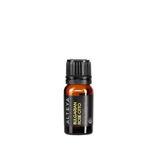 Alteya Organics Rose Essential Oil, Pure Certified Organic Bulgarian Rose Otto, 10mL