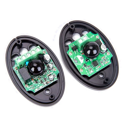 Lapetus Photocell Sensor for Gate Opener Universal Outdoor Infrared Beam Sensor Sliding Gate Opener Accessory 24V 1 Pair(Transmitter and Receiver)