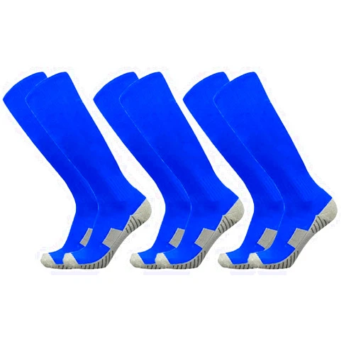 Thaplay Baseball Socks 3 Pairs for Kid Youth Adult(4-20 Years Old) Team Sport Athletic Soccer Socks Cushion Softball Socks