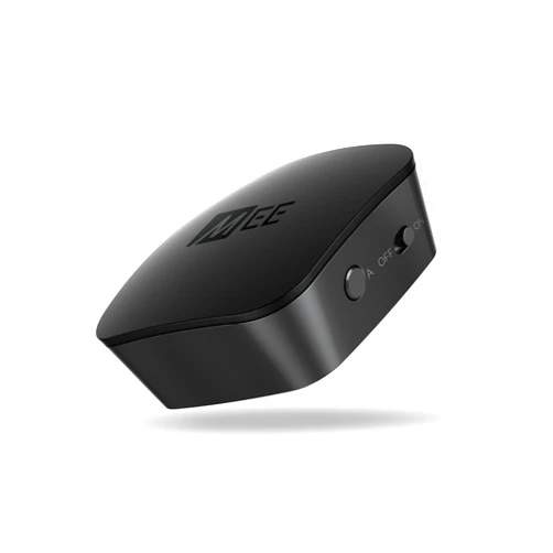 MEE audio DualStream S1 Headphone and Speaker Bluetooth Wireless Audio Transmitter/Streamer with aptX Low Latency technology for TVs and other devices (analog input via headphone jack or RCA)