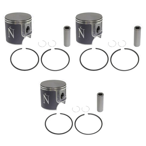 Namura NW-50000, 3 Piston Kits for Polaris fits Many 1996-1999 1050 PWC Standard Bore 81mm SEE LIST