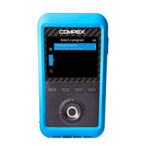 Compex Edge 3.0 Muscle Stimulator with TENS Kit, 4 Programs, Helps facilitate and Improve Muscle Performance, Blue