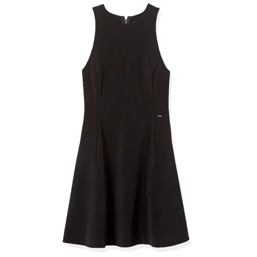 A｜X ARMANI EXCHANGE Armani Exchange Women's Stretch Corduroy Sleeveless A-line Dress