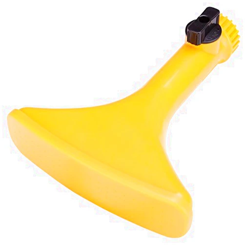 Rocky Mountain Radar Rocky Mountain Goods Value Fan Spray Nozzle - Plastic Nozzle for Garden Hose - Adjustable Shut Off Valve - Metal Spike for Lawn Watering or Folds for Hand Watering - Soft Fan Spray Easy on Plants