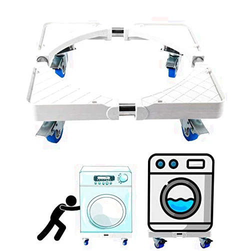 Yaegoo Multi-Functional Movable Base Furniture Dolly Size Adjustable for Washing Machine, Dryer and Refrigerator (4 Wheels)