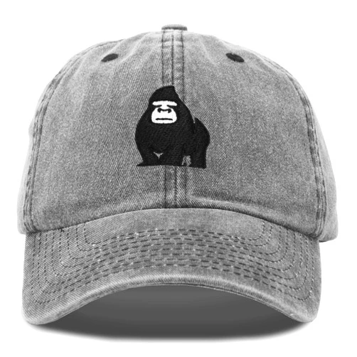 DALIX Gorilla Hat King of The Jungle Black Ape Baseball Cap