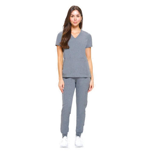 Natural Uniforms Womens Essential Cool Stretch Jogger Scrub Set with Regular and Petite Sizes