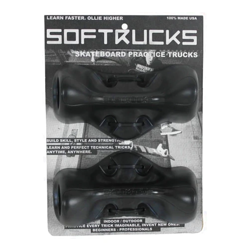 Softrucks Skateboard Practice Trucks – for Indoor or Outdoor Use - Build Skill, Strength, Confidence – Mount to Any Skate Deck