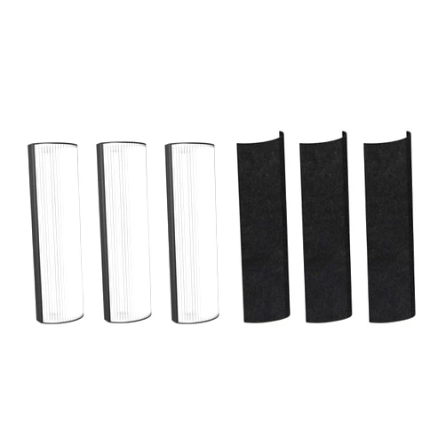 Nispira 2-in-1 True HEPA Replacement Filter PETWRFIL For Pure Enrichment PureZone Elite 4-IN-1 Tower Air Purifier PEAIRTWR. 3 Packs
