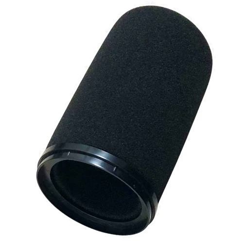 RhymKawa SM7b Foam Cover for Shuer SM7B, MV7 POP Filter RK345 Replacement, Windscreen with Colored Retaining O-Ring Identified Seat (Black)