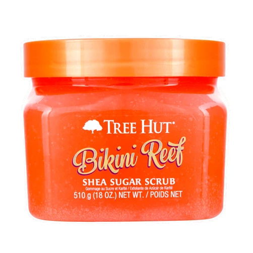 Tree Hut Bikini Reef Shea Sugar Scrub | Exfoliating Body Scrub Removes Dead, Dry Skin for a Soft & Hydrated Feel | Nourishing Essential Body Care | 18 fl oz.