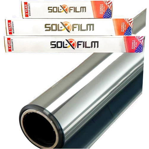 Sol-X Film Diablo SOL X – Carbon 2 Ply Window Tint Professional Dark Charcoal 5% VLT Uncut Car Tint Self Adhesive Film Roll for Car Windows, Heat & UV Block, DIY Easy Install - 40 in. x 100 ft
