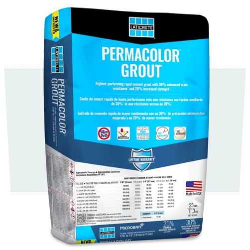 Laticrete PERMACOLOR Grout, Silver Shadow 8 lb.