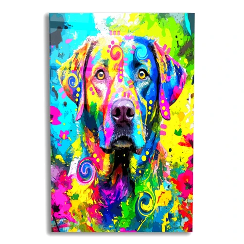 Epic Art 'The Fire Lab' by Dean Russo Acrylic Glass Wall Art, 12