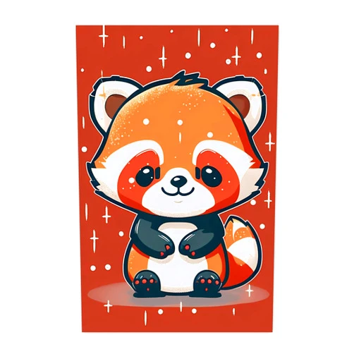 Worihut Full Round Diamond Painting by Number Kit Cross Stitch, Red Panda DIY Full Round Diamond Art with Accessories & Tools,Wall Decoration Crafts for Home Wall Decor 8x12 Inch