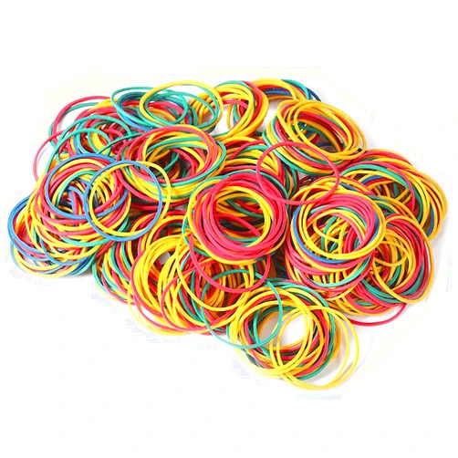 YonHeart 500 PCS Rubber Bands Multicolor Elastic Bands Sturdy Stretchable Bands for Home Office School Use