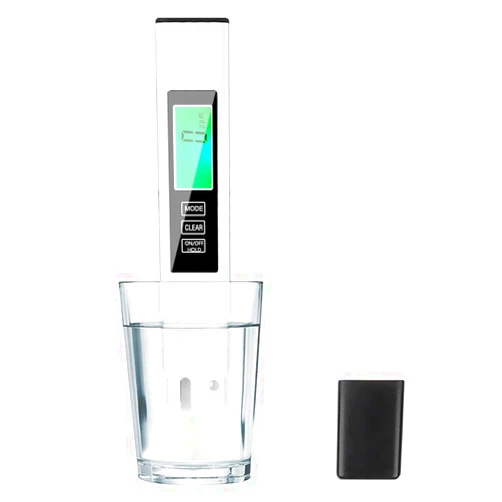 AMMZO 2024 TDS Meter,Accurate and Reliable,Water Testing Kits for Drinking Water,Professional Water Meter,TDS, EC & Temp Meter 4 in 1(White)