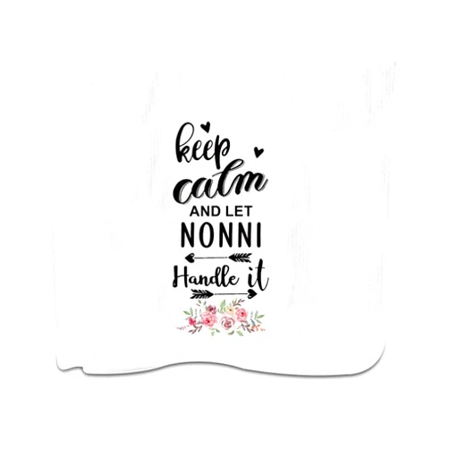 PXTIDY Nonni Kitchen Towel Nonni Gifts Keep Calm and Let Nonni Handle It Flour Sack Towel Kitchen Dish Towel Sweet Housewarming Gifts