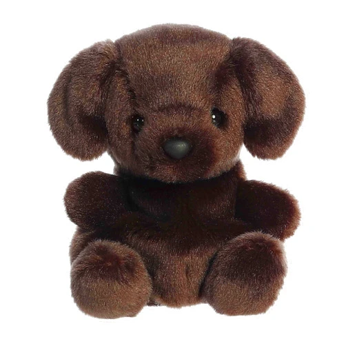 Aurora® Adorable Palm Pals™ Sienna Chocolate Lab™ Stuffed Animal - Pocket-Sized Play - Collectable Fun - Brown 5 Inches