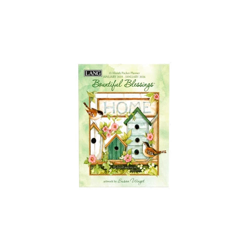 Lang, Bountiful Blessings 2025 Monthly Pocket Planner by Susan Winget